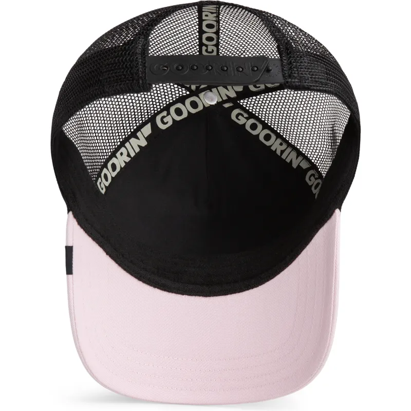 schwarze-trucker-kappe-whisper-the-pitbull-the-farm-von-goorin-bros schwarze-trucker-kappe-whisper-the-pitbull-the-farm-von-goorin-bros