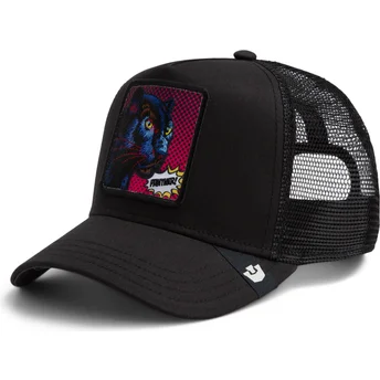 Mützen gebogen schwarz snapback Panther Pop Art 2 The Farm Goorin Bros.