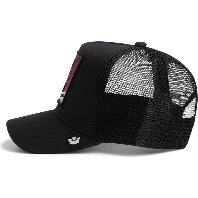 schwarze-trucker-kappe-panther-panther-pop-art-2-the-farm-von-goorin-bros