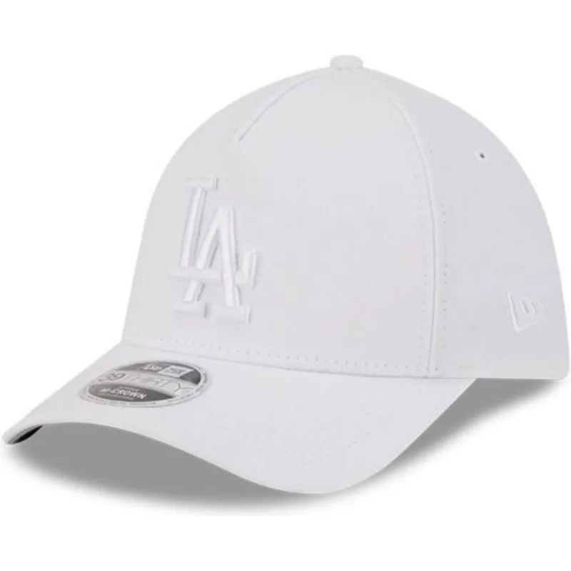 casquette-courbee-blanche-ajustee-39thirty-m-crown-a-frame-los-angeles-dodgers-mlb-new-era
