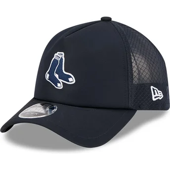 Mützen gebogen marineblau snapback 9FORTY APEX BP der Boston Red Sox MLB von New Era