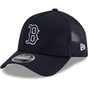 casquette-trucker-bleue-marine-avec-logo-bleu-marine-9forty-apex-bp-boston-red-sox-mlb-new-era