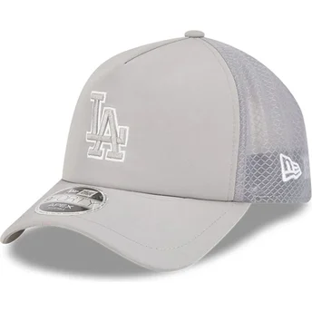 Mützen gebogen grau snapback 9FORTY APEX Batting Practice der Los Angeles Dodgers MLB von New Era
