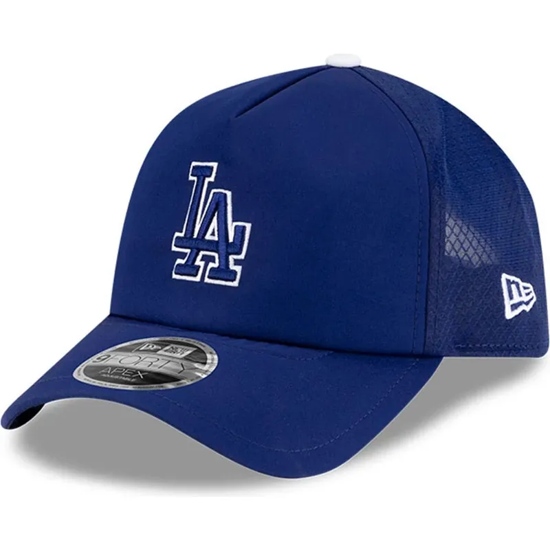 casquette-trucker-bleue-9forty-apex-batting-practice-los-angeles-dodgers-mlb-new-era