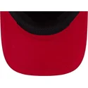 rote-trucker-kappe-mit-rotem-logo-9forty-apex-batting-practice-der-new-york-yankees-mlb-von-new-era