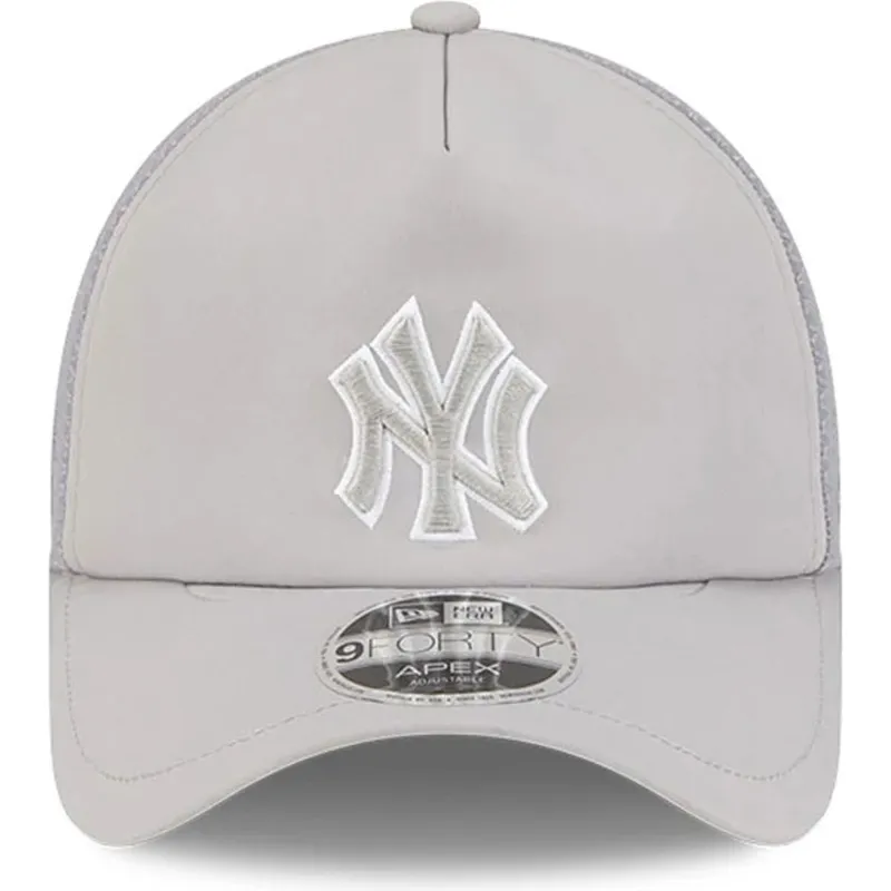 graue-trucker-kappe-9forty-apex-batting-practice-der-new-york-yankees-mlb-von-new-era
