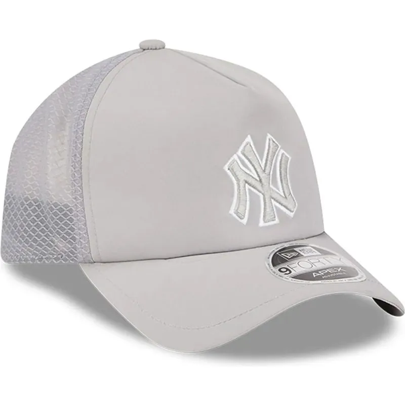 graue-trucker-kappe-9forty-apex-batting-practice-der-new-york-yankees-mlb-von-new-era