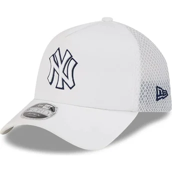 Mützen gebogen weiß snapback 9FORTY APEX Batting Practice der New York Yankees MLB von New Era