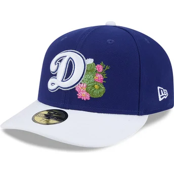 Casquette courbée bleue et blanche ajustée 59FIFTY Spring Training Los Angeles Dodgers MLB New Era