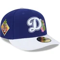 casquette-courbee-bleue-et-blanche-ajustee-59fifty-spring-training-los-angeles-dodgers-mlb-new-era