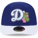 casquette-courbee-bleue-et-blanche-ajustee-59fifty-spring-training-los-angeles-dodgers-mlb-new-era