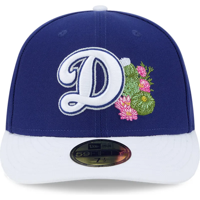 blaue-und-weisse-gebogene-kappe-59fifty-spring-training-der-los-angeles-dodgers-mlb-von-new-era