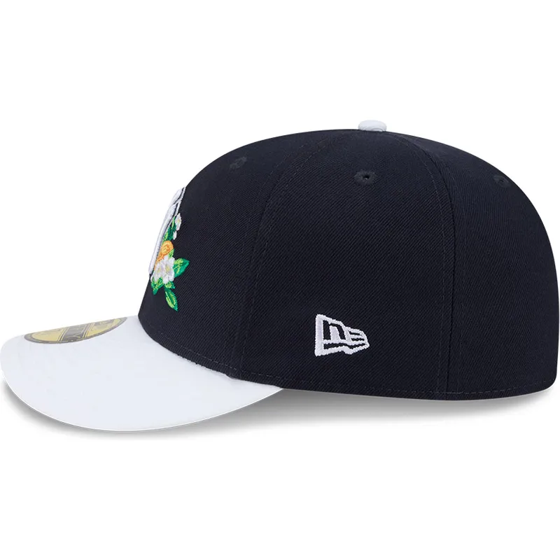marineblaue-und-weisse-gebogene-angepasste-59fifty-spring-training-kappe-der-new-york-yankees-mlb-von-new-era