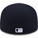 marineblaue-und-weisse-gebogene-angepasste-59fifty-spring-training-kappe-der-new-york-yankees-mlb-von-new-era