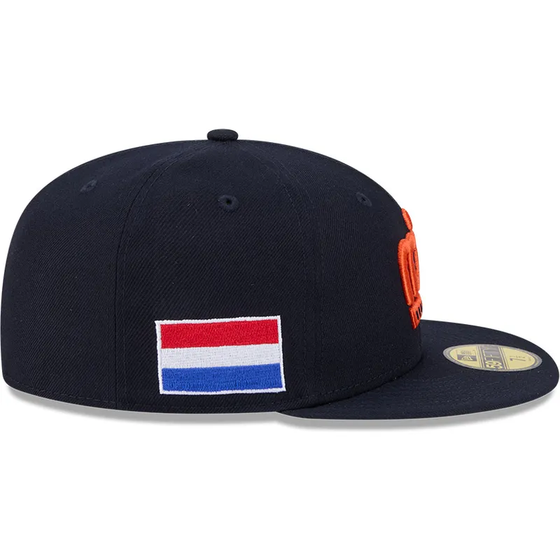 casquette-plate-bleue-marine-ajustee-59fifty-the-netherlands-2026-world-baseball-classic-new-era