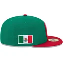 casquette-plate-verte-ajustee-59fifty-mexico-2026-world-baseball-classic-new-era