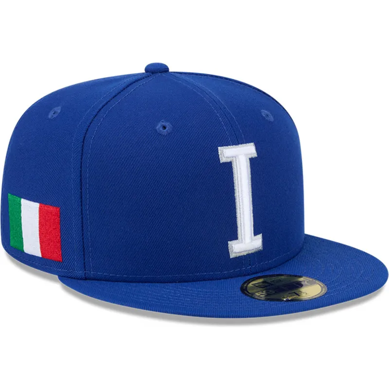 casquette-plate-bleue-ajustee-59fifty-italy-2026-world-baseball-classic-new-era