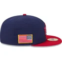 casquette-plate-bleue-marine-et-rouge-ajustee-59fifty-usa-2026-world-baseball-classic-new-era
