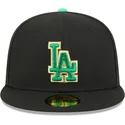 schwarze-anliegende-59fifty-flatcap-saint-patrick-s-day-der-los-angeles-dodgers-mlb-von-new-era