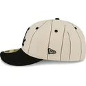 casquette-plate-beige-ajustee-59fifty-retro-crown-linen-chicago-white-sox-mlb-new-era