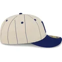 casquette-courbee-beige-ajustee-59fifty-retro-crown-linen-los-angeles-dodgers-mlb-new-era
