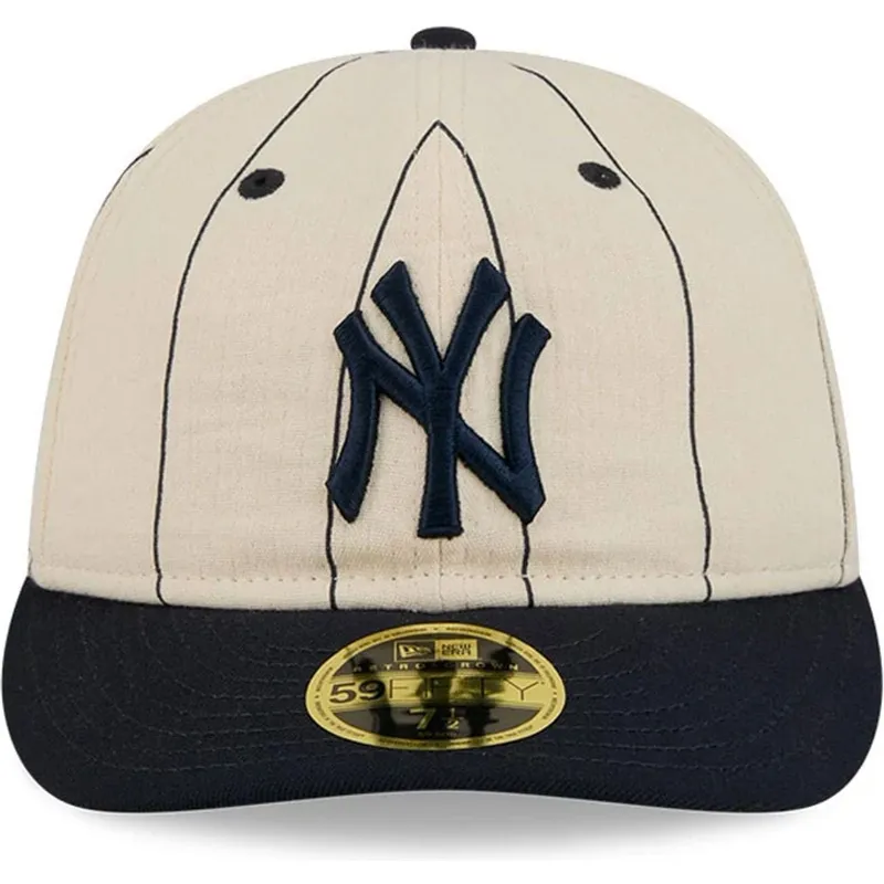 beige-gebogene-angepasste-59fifty-retro-crown-linen-kappe-der-new-york-yankees-mlb-von-new-era