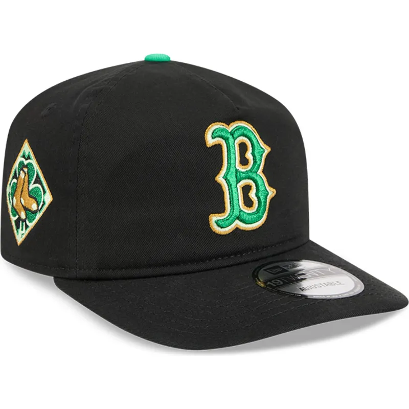 casquette-courbee-noire-snapback-19twenty-saint-patrick-s-day-boston-red-sox-mlb-new-era