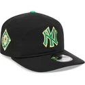 schwarze-gebogene-snapback-kappe-19twenty-saint-patrick-s-day-der-new-york-yankees-mlb-von-new-era