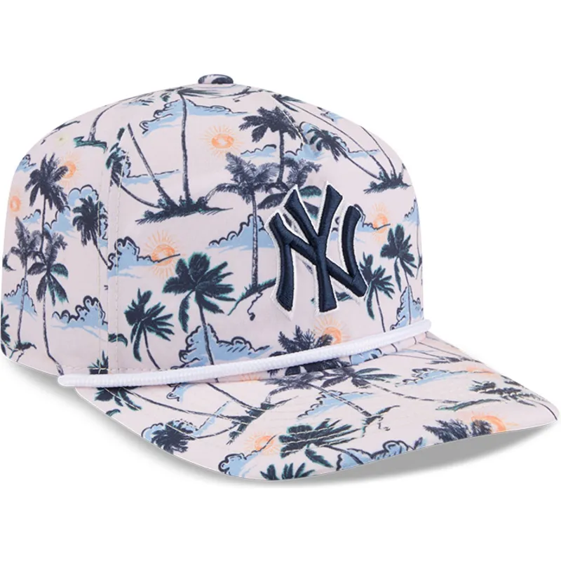 mehrfarbige-gebogene-snapback-kappe-19twenty-printed-tropical-der-new-york-yankees-mlb-von-new-era mehrfarbige-gebogene-snapback-kappe-19twenty-printed-tropical-der-new-york-yankees-mlb-von-new-era