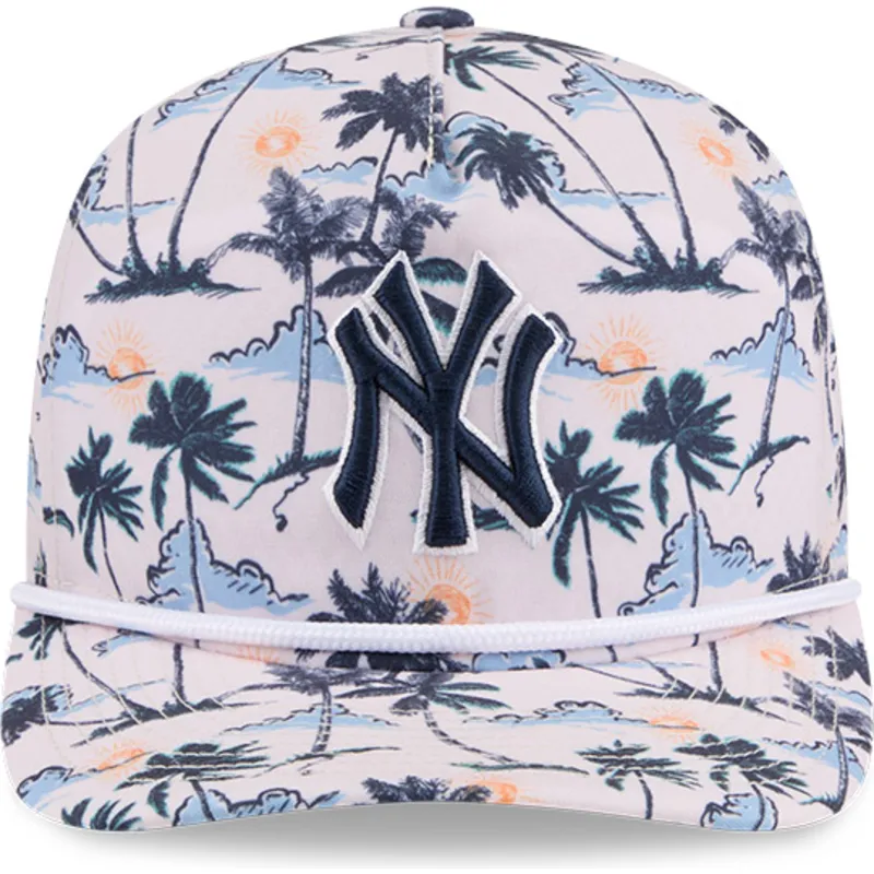 mehrfarbige-gebogene-snapback-kappe-19twenty-printed-tropical-der-new-york-yankees-mlb-von-new-era mehrfarbige-gebogene-snapback-kappe-19twenty-printed-tropical-der-new-york-yankees-mlb-von-new-era