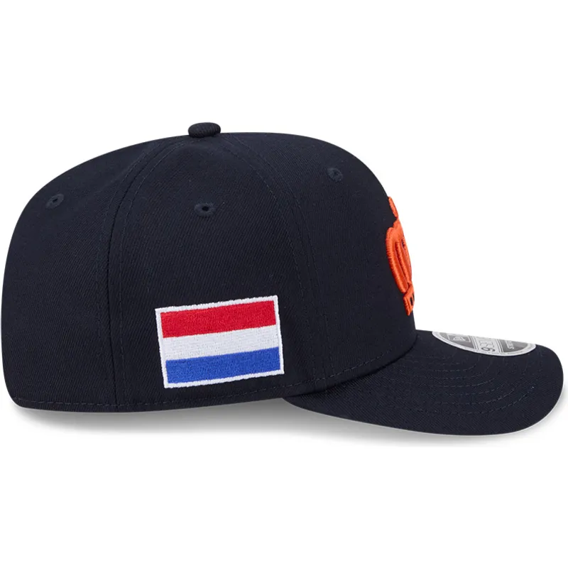 marineblaue-gebogene-snapback-kappe-9seventy-stretch-snap-the-netherlands-2026-world-baseball-classic-von-new-era