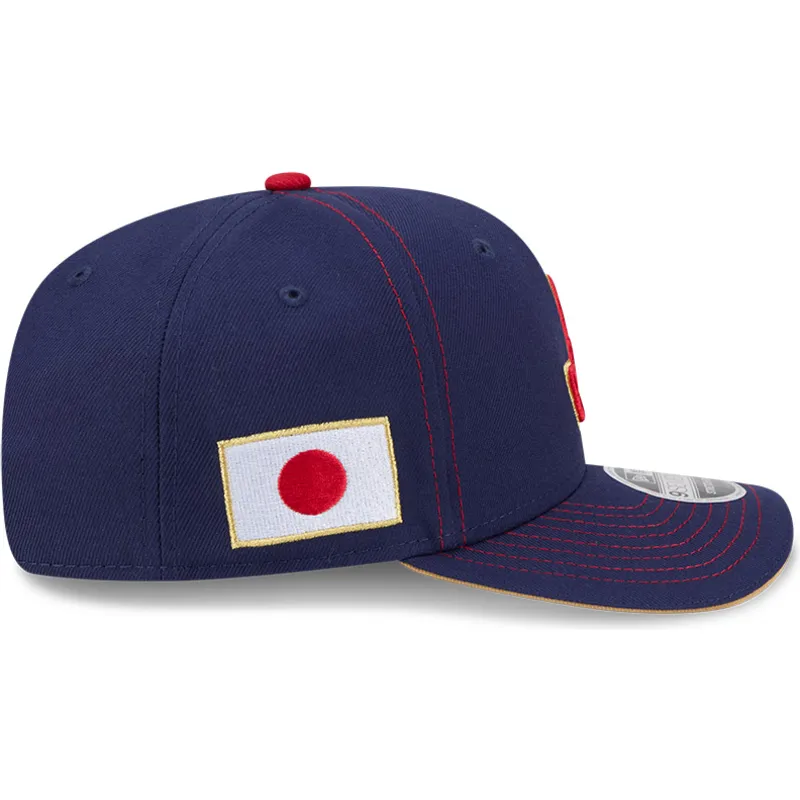 casquette-courbee-bleue-marine-snapback-9seventy-stretch-snap-japan-2026-world-baseball-classic-new-era