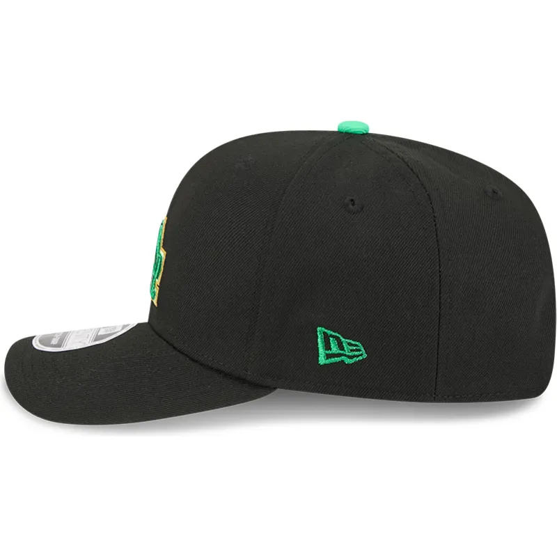 casquette-courbee-noire-snapback-9seventy-stretch-snap-saint-patrick-s-day-los-angeles-dodgers-mlb-new-era