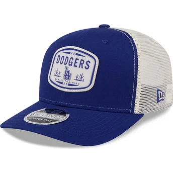Casquette trucker bleue 9SEVENTY Stretch Snap Patch Los Angeles Dodgers MLB New Era