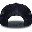 marineblaue-trucker-kappe-9seventy-stretch-snap-circle-spring-training-der-new-york-yankees-mlb-von-new-era
