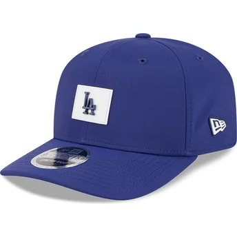 Mützen gebogen blau snapback 9SEVENTY Stretch Snap Clubhouse der Los Angeles Dodgers MLB von New Era