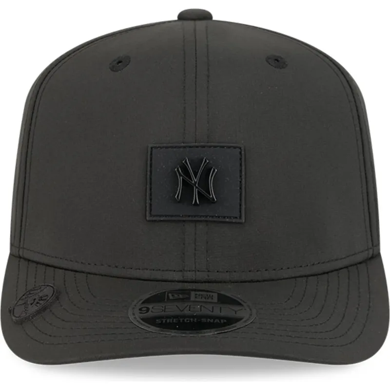 schwarze-gebogene-snapback-kappe-9seventy-stretch-snap-clubhouse-der-new-york-yankees-mlb-von-new-era
