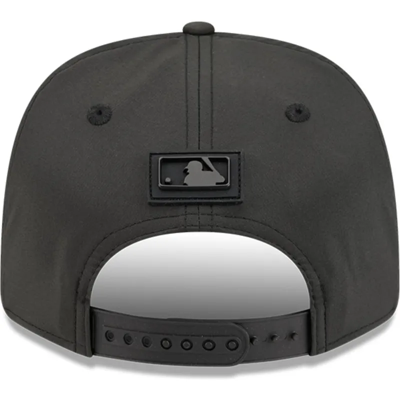 schwarze-gebogene-snapback-kappe-9seventy-stretch-snap-clubhouse-der-new-york-yankees-mlb-von-new-era