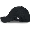 schwarze-enganliegende-trucker-kappe-mit-schwarzem-logo-39thirty-evergreen-neo-der-los-angeles-dodgers-mlb-von-new-era