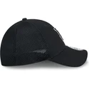 schwarze-enganliegende-trucker-kappe-mit-schwarzem-logo-39thirty-evergreen-neo-der-los-angeles-dodgers-mlb-von-new-era