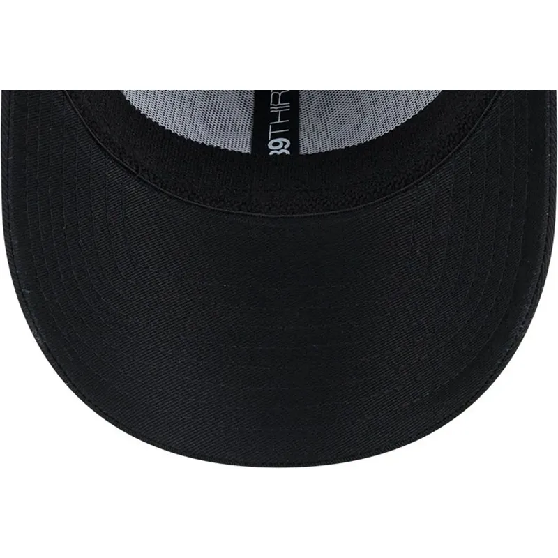 schwarze-angepasste-trucker-kappe-mit-schwarzem-logo-39thirty-evergreen-neo-der-new-york-yankees-mlb-von-new-era schwarze-angepasste-trucker-kappe-mit-schwarzem-logo-39thirty-evergreen-neo-der-new-york-yankees-mlb-von-new-era