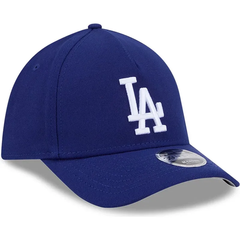 blaue-gebogene-verstellbare-39thirty-m-crown-a-frame-kappe-der-los-angeles-dodgers-mlb-von-new-era