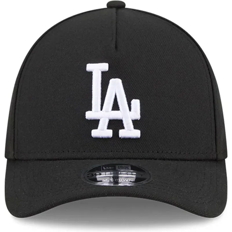 casquette-courbee-noire-ajustee-39thirty-m-crown-a-frame-los-angeles-dodgers-mlb-new-era