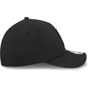 schwarze-gebogene-verstellbare-kappe-mit-schwarzem-logo-39thirty-m-crown-a-frame-der-los-angeles-dodgers-mlb-von-new-era