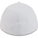 weisse-gebogene-angepasste-kappe-mit-weissem-logo-39thirty-m-crown-a-frame-von-new-york-yankees-mlb-von-new-era