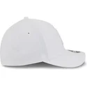 weisse-gebogene-angepasste-kappe-mit-weissem-logo-39thirty-m-crown-a-frame-von-new-york-yankees-mlb-von-new-era