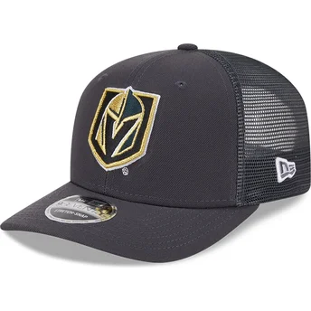 Mützen gebogen grau snapback 9SEVENTY Stretch Snap Evergreen der Vegas Golden Knights NHL von New Era