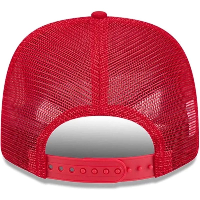 rote-trucker-kappe-9seventy-stretch-snap-evergreen-der-philadelphia-phillies-mlb-von-new-era