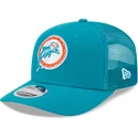 trucker-cap-blau-9seventy-stretch-snap-evergreen-helmet-der-miami-dolphins-nfl-von-new-era