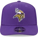 violette-trucker-kappe-9seventy-stretch-snap-evergreen-der-minnesota-vikings-nfl-von-new-era